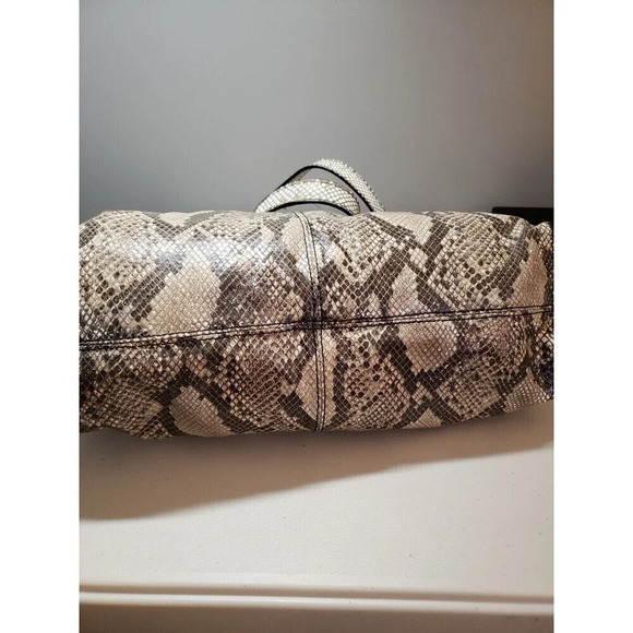 Talbots Python Leather Handbag Large - Picture 5 of 7